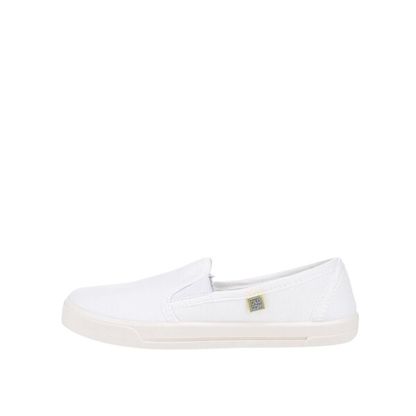 Pantofi slip-on albi unisex Oldcom Cooper