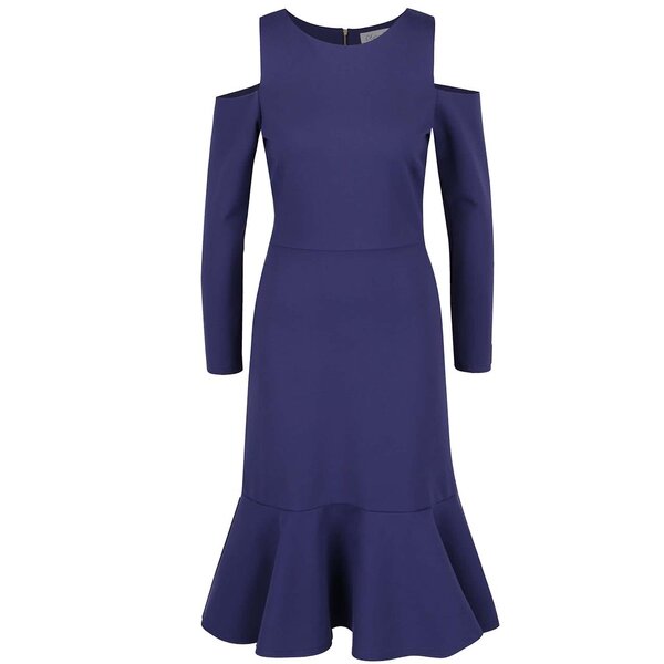 Rochie albastra cold shoulder - Closet