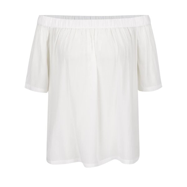 Bluza alba cu decolteu pe umeri - Broadway Eos