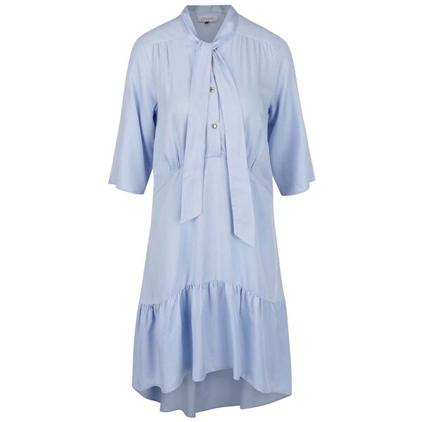 Rochie albastru deschis cu panglici decorative - Closet