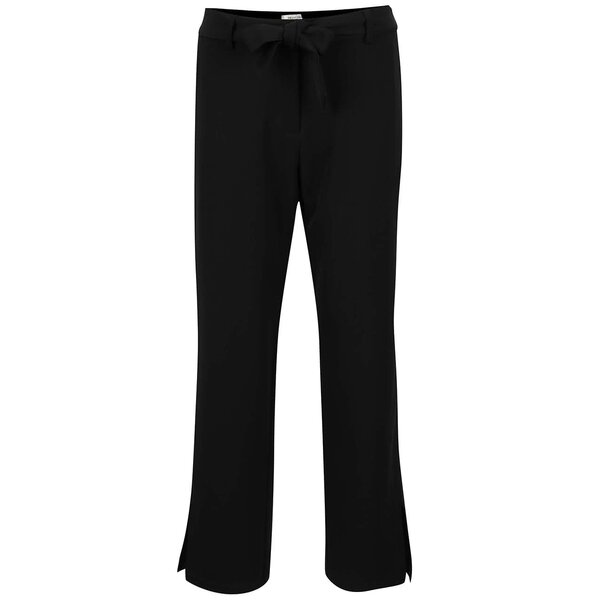 Pantaloni negri evazati Selected Femme Abela