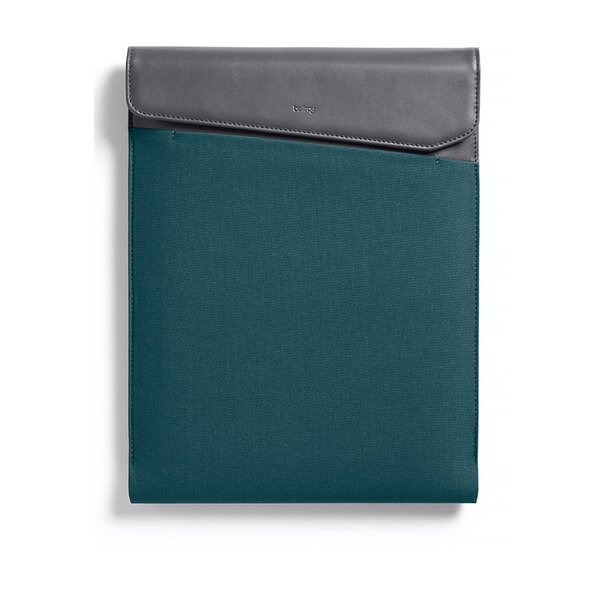Husa pentru laptop cu detalii din piele gri & albastru - Bellroy Laptop Sleeve Extra 15