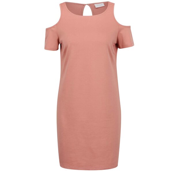 Rochie roz VILA Coldshoulder