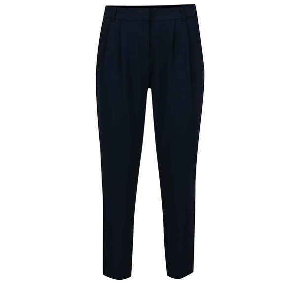 Pantaloni bleumarin cu pense decorative VILA Fera
