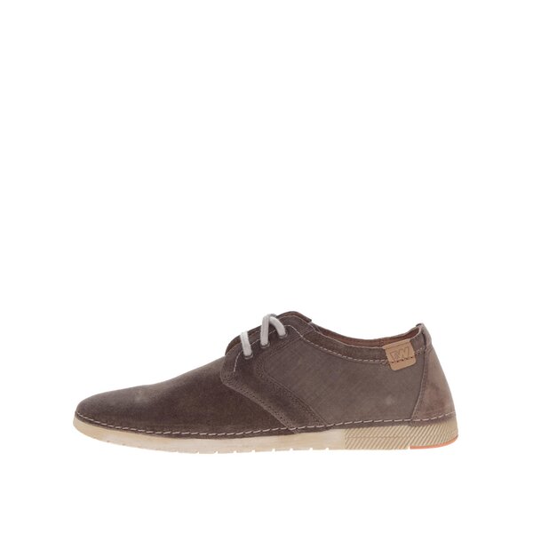 Pantofi casual maro din piele intoarsa pentru barbati Weinbrenner