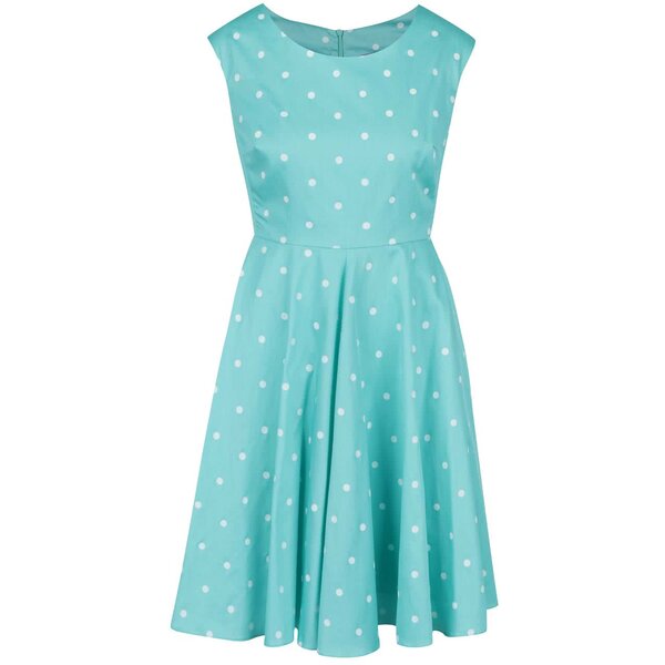 Rochie verde Tom Joule Amelie cu buline