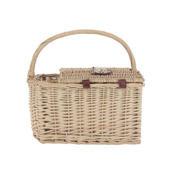 Coș de picnic bej Dakls pentru 4 persoane