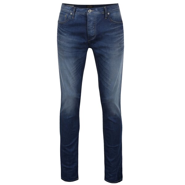Blugi albastri slim fit - Jack & Jones Tim Original