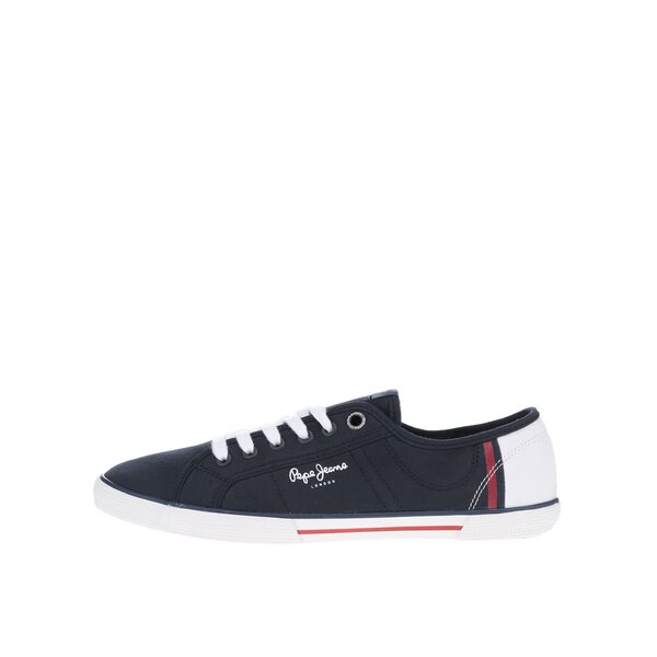 Pantofi sport albastru&crem Pepe Jeans Aberman Print