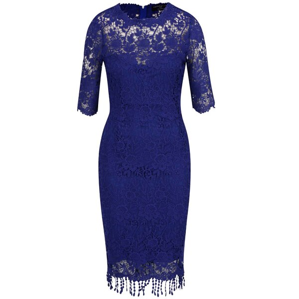 Rochie albastră Little Mistress din dantelă