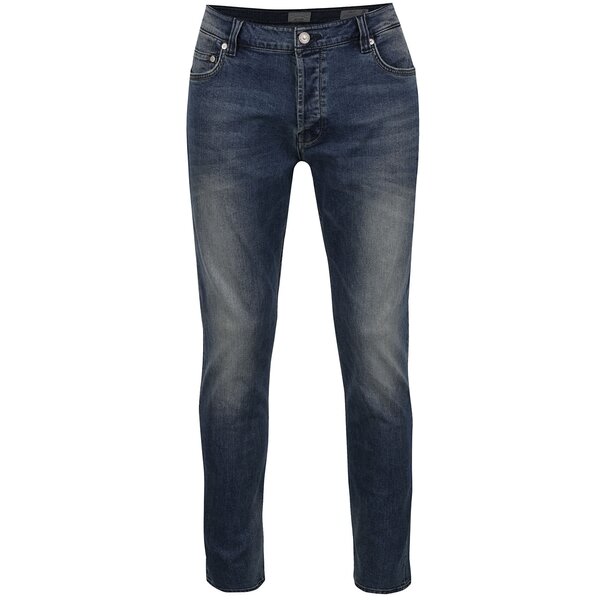 Blugi albaștri ONLY & SONS Loom slim fit cu aspect prespălat