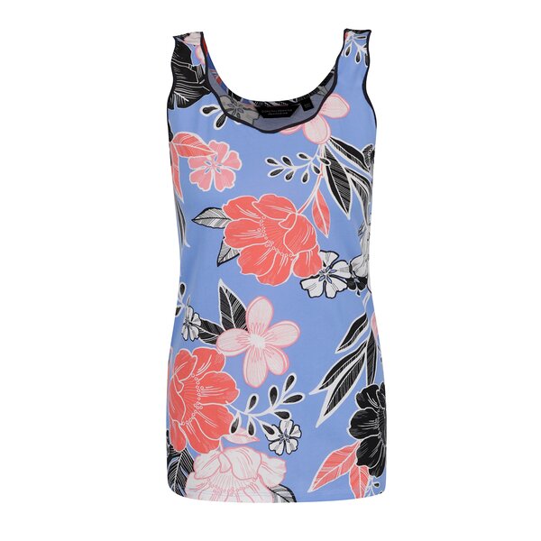 Top albastru cu model floral Dorothy Perkins