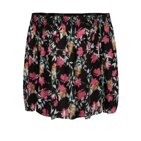Bluză cu model floral și decolteu pe umeri Dorothy Perkins