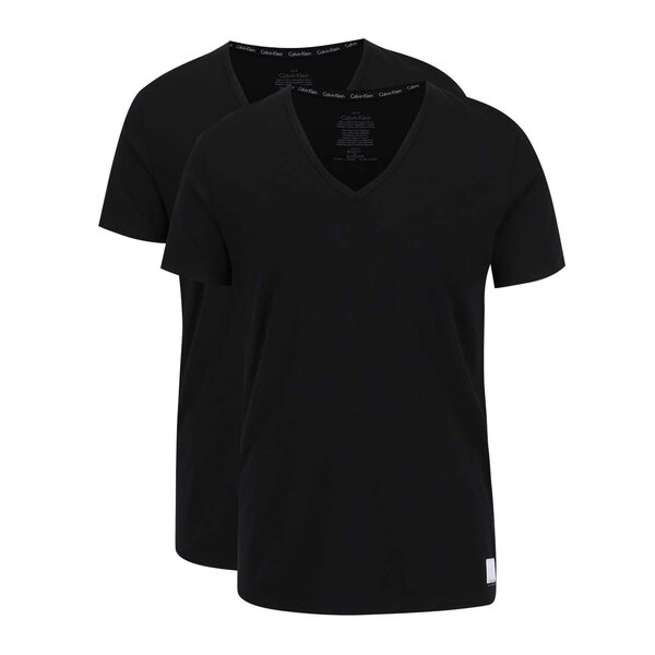 Set 2 tricouri negre Calvin Klein