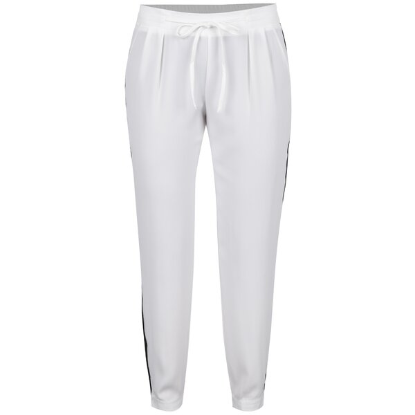 Pantaloni crem TALLY WEiJL cu inserții laterale