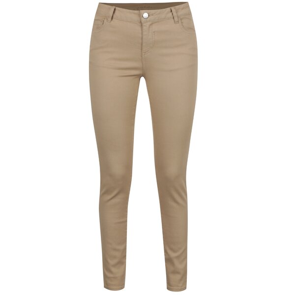 Pantaloni slim fit bej - VILA Commit