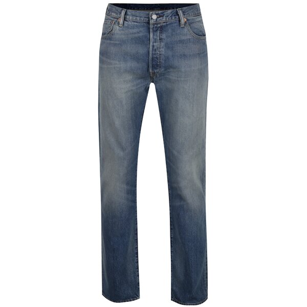 Blugi albaștri Levis® 501™ cu aspect ușor prespălat