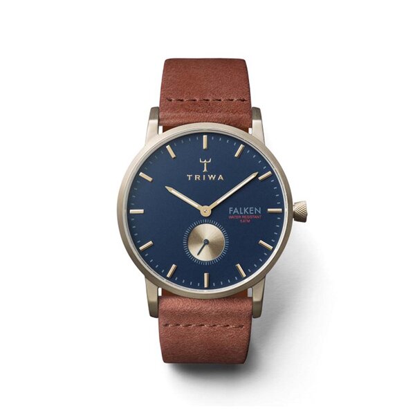 Ceas unisex auriu&maro TRIWA Pine Falken
