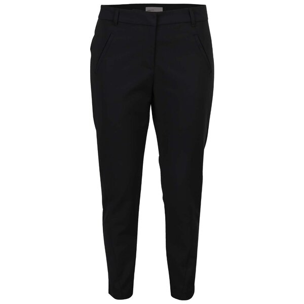 Pantaloni negri cu croi cigarette VERO MODA Victoria