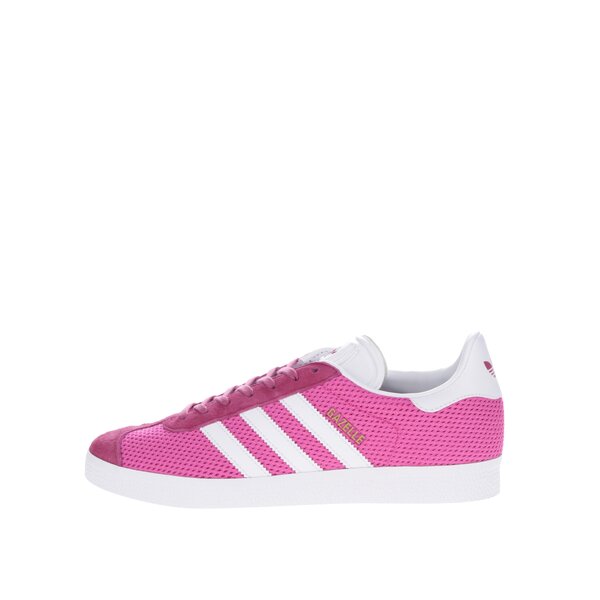 Pantofi sport roz pentru femei adidas Originals Gazelle