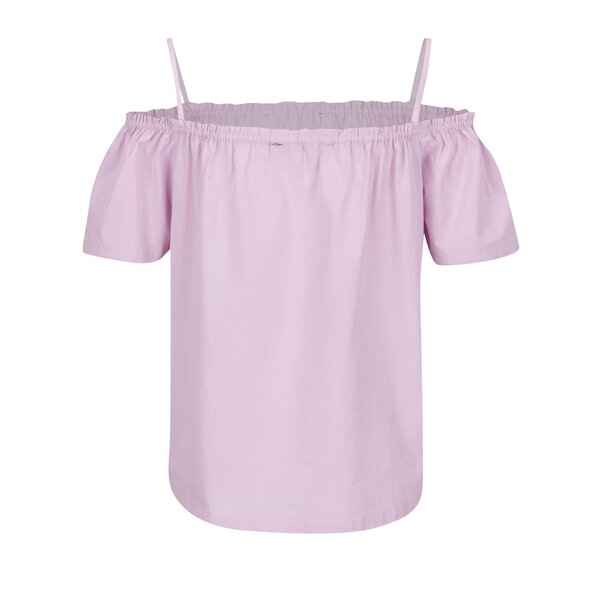 Top violet deschis Dorothy Perkins cu decupaj pe umeri