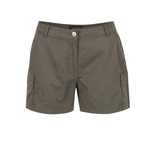 Pantaloni scurti cargo verzi Dorothy Perkins din bumbac