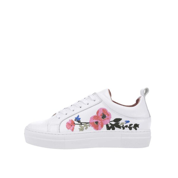 Pantofi sport crem Pieces Paulina din piele