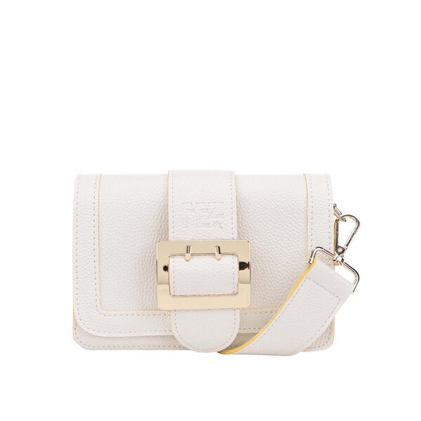 Geantă alb fildeș crossbody Fez by Fez Tracollina