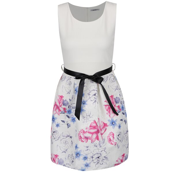Rochie crem Haily´s Sovia cu imprimeu floral