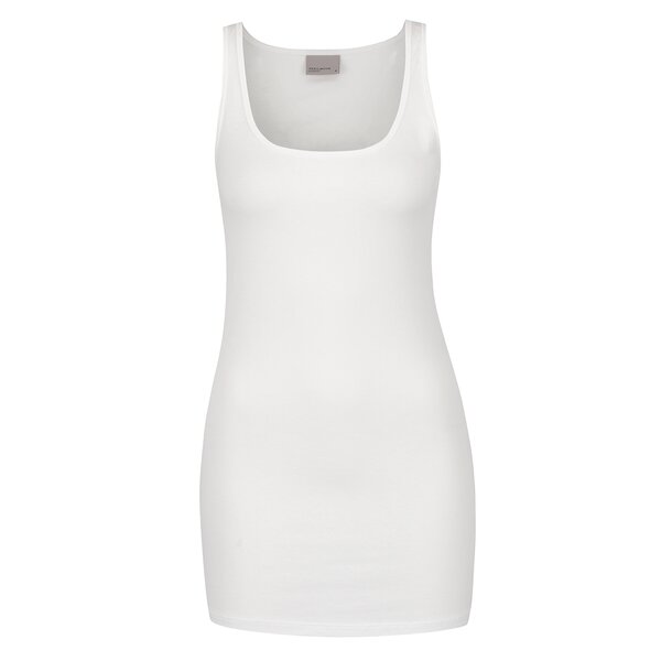 Maiou alb lung - VERO MODA Maxi My