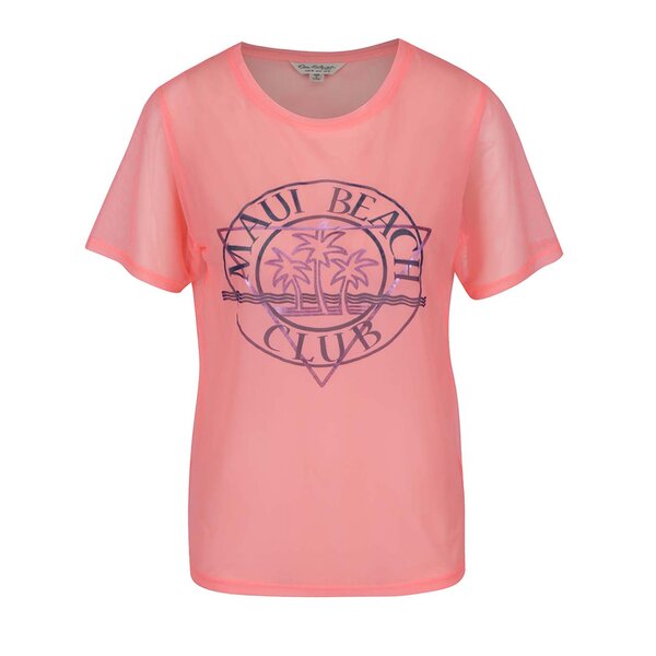 Tricou semitransparent din tulle Miss Selfridge