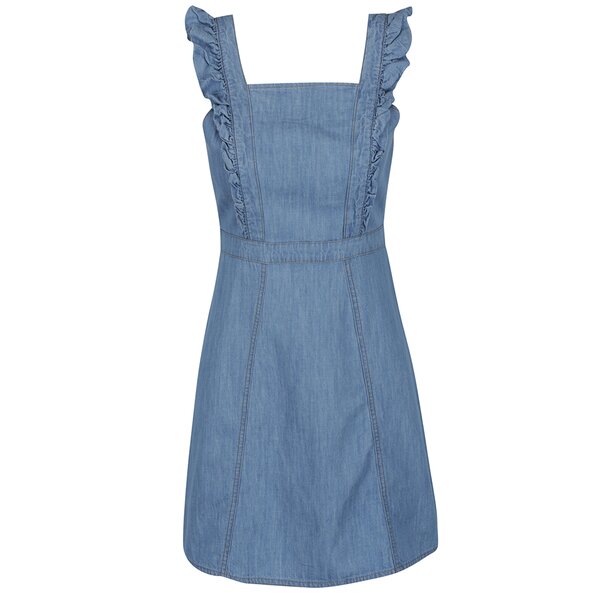 Rochie albastră din denim Miss Selfridge