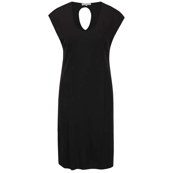 Rochie neagră Selected Femme Emella cu decupaj la spate