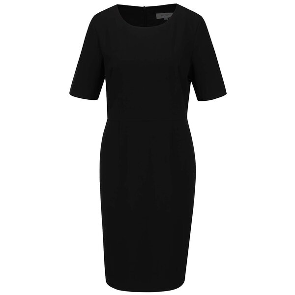 Rochie neagră Selected Femme Lamira cu decolteu rotund