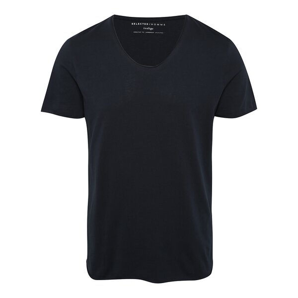 Tricou bleumarin clasic Seleted Homme Newmerce