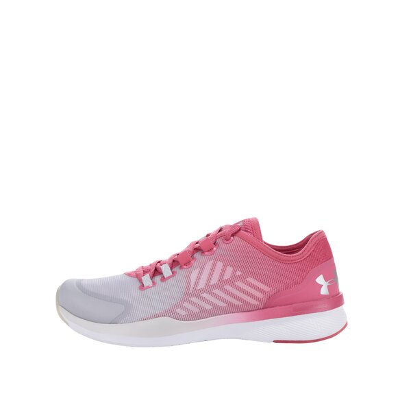Pantofi sport gri&roz de antrenament pentru femei Under Armour UA W Charged Push TR SEG