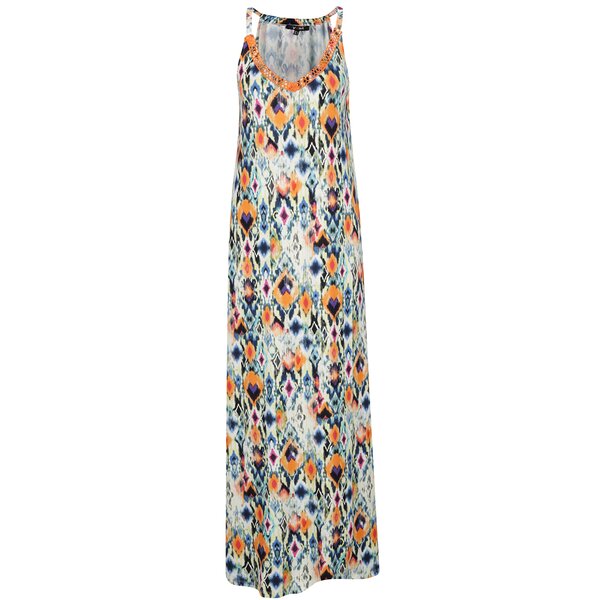 Rochie maxi multicoloră fără mâneci Yest