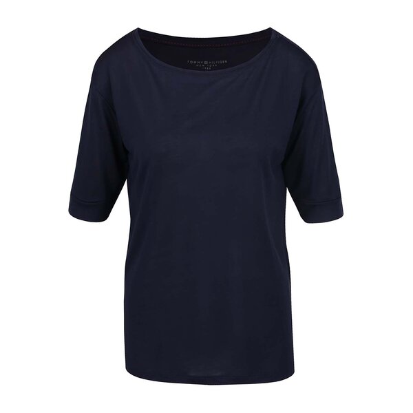 Tricou albastru închis Tommy Hilfiger
