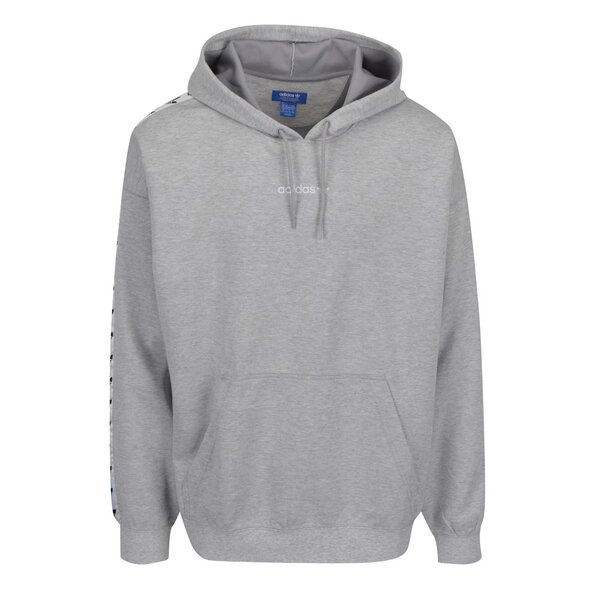 Hanorac gri cu print pe mâneci adidas Originals