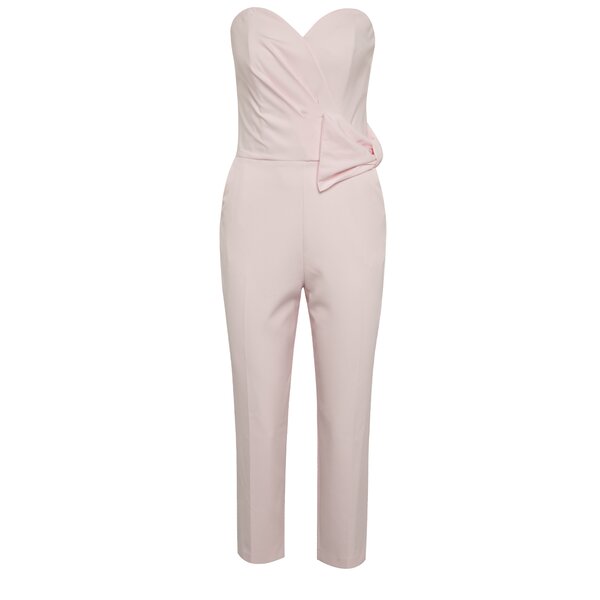 Salopetă roz pal Miss Selfridge fără bretele