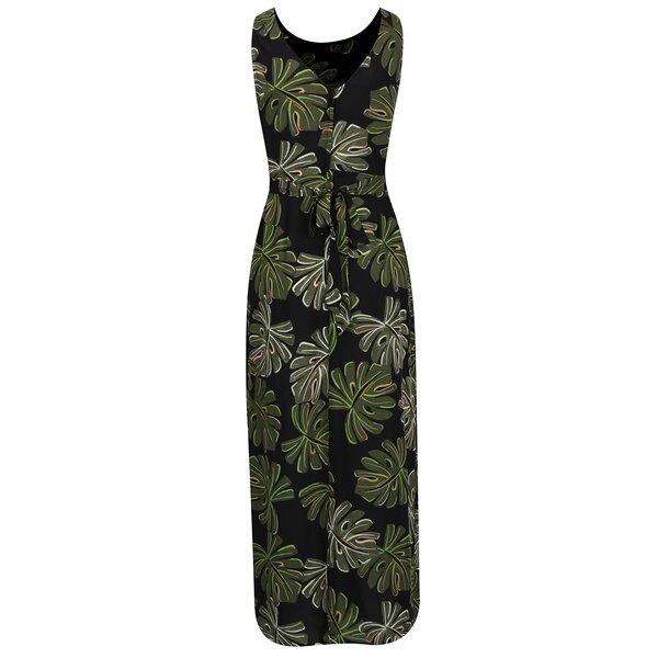 Rochie neagră Dorothy Perkins Petite cu imprimeu