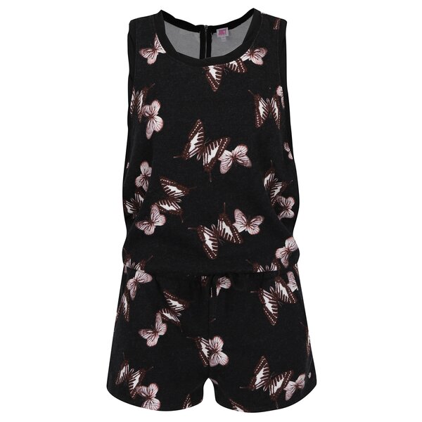 Salopetă neagră Juicy Couture cu imprimeu