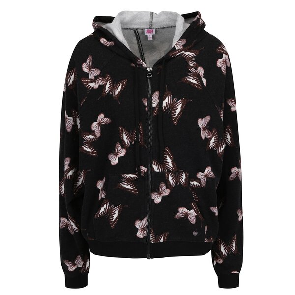 Hanorac negru Juicy Couture cu decupaj la spate