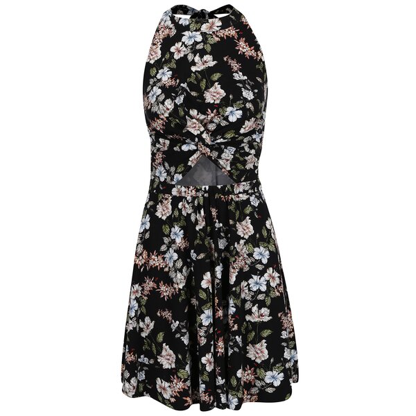 Rochie neagră Juicy Couture cu decupaje
