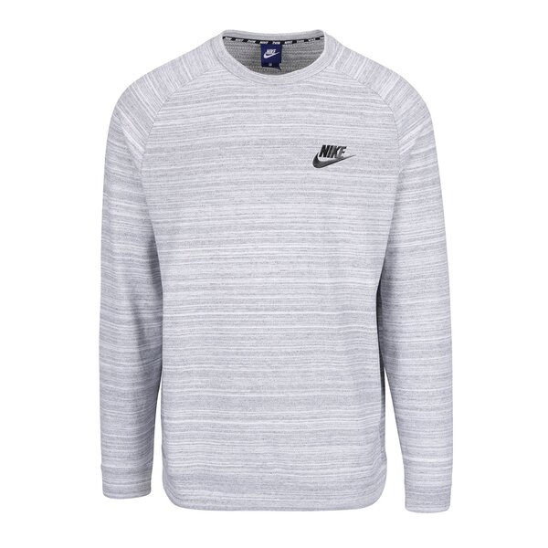 Bluza gri melanj cu buzunar pentru bărbați Nike