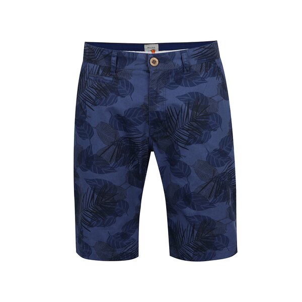 Pantaloni scurți bleumarin cu imprimeu Blend