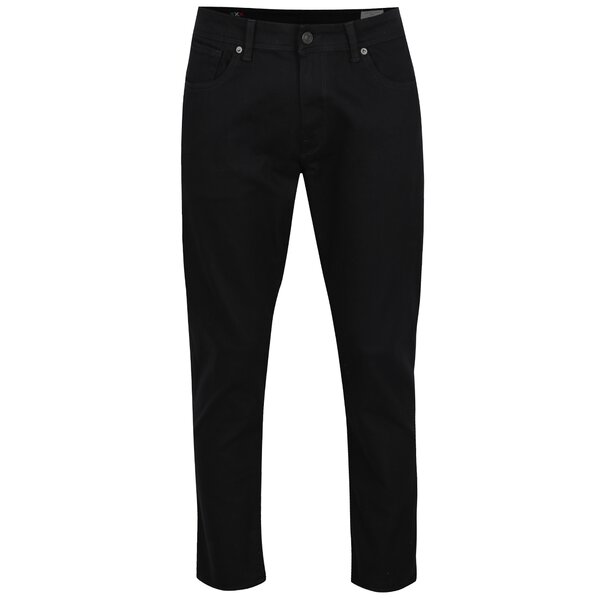 Blugi negri drepți Selected Homme Leon