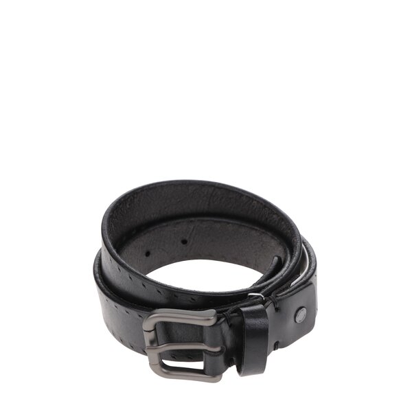 Curea neagră din piele Selected Homme Belt