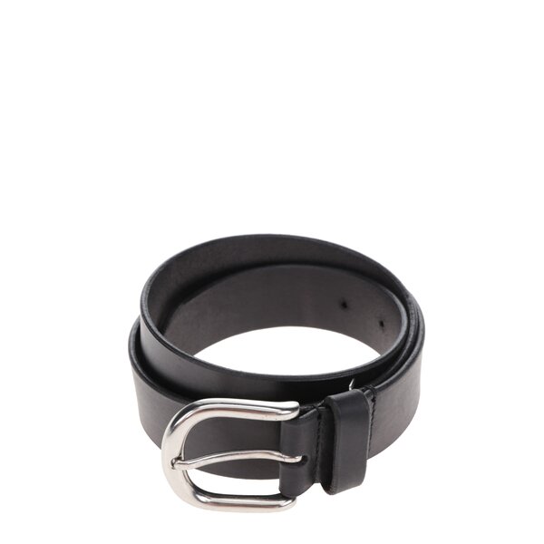 Curea neagra din piele Pieces Natalie cu inchidere cu catarama