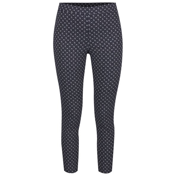 Colanți capri bleumarin cu imprimeu mărunt Dorothy Perkins